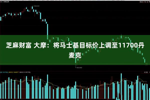 芝麻财富 大摩：将马士基目标价上调至11700丹麦克